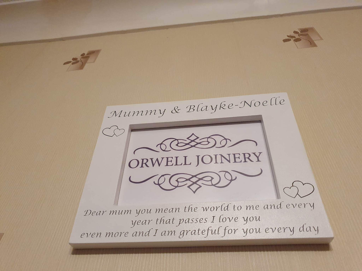 Personalised Photo frame , Picture frame