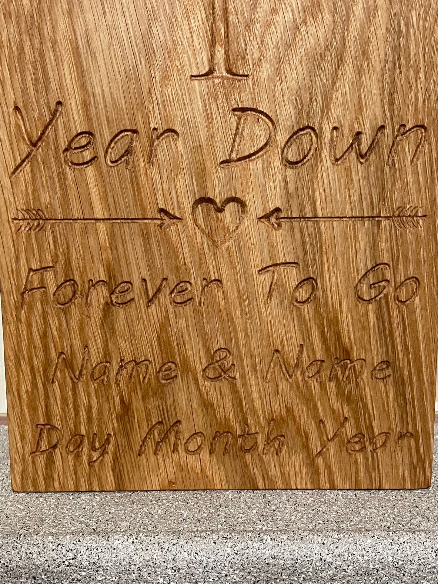 Years together Plaque, Personlised