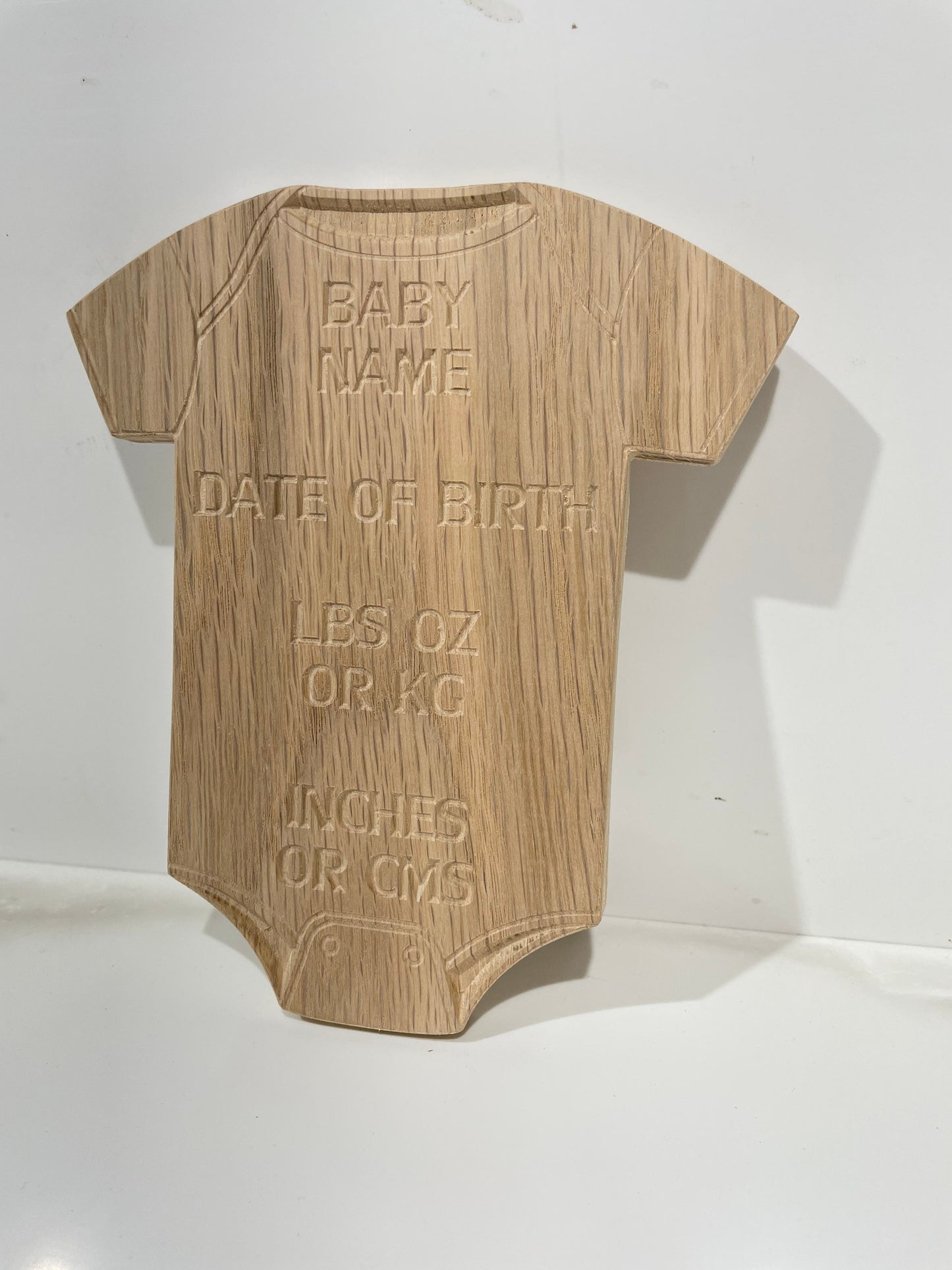 Baby birth plaque