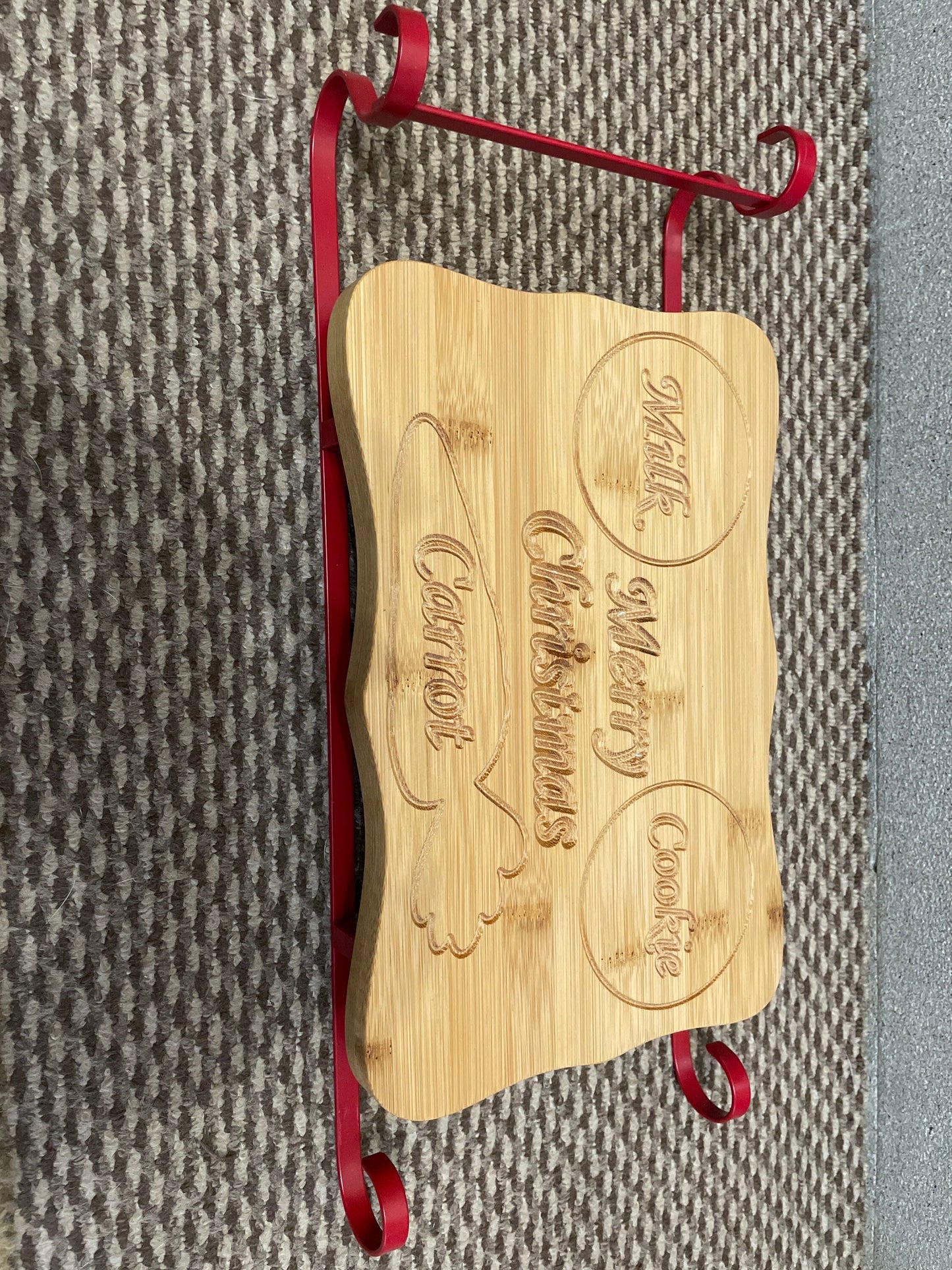 Bamboo Christmas Serving Tray