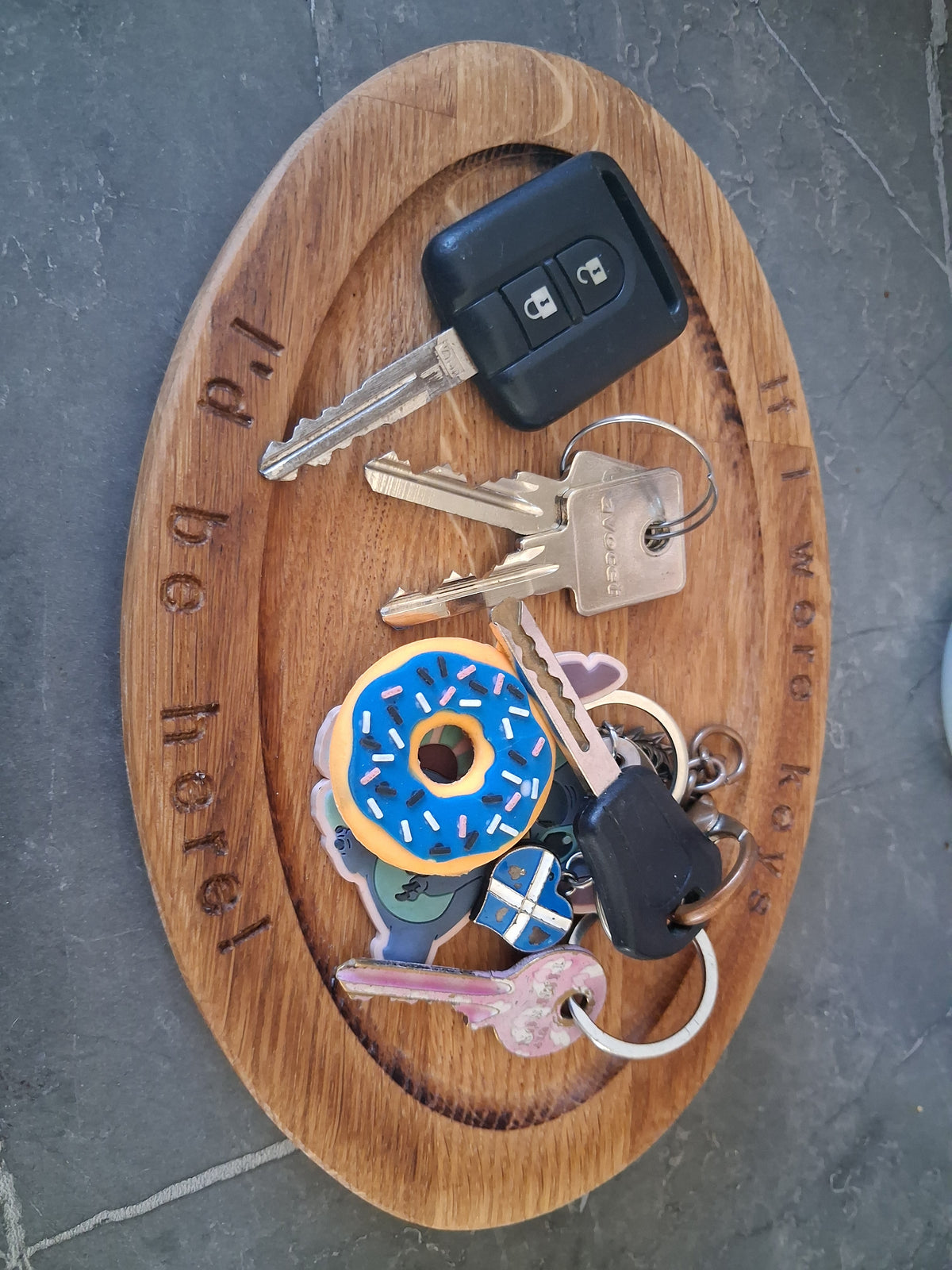 Solid Oak Key Dish – Plain or Engraved