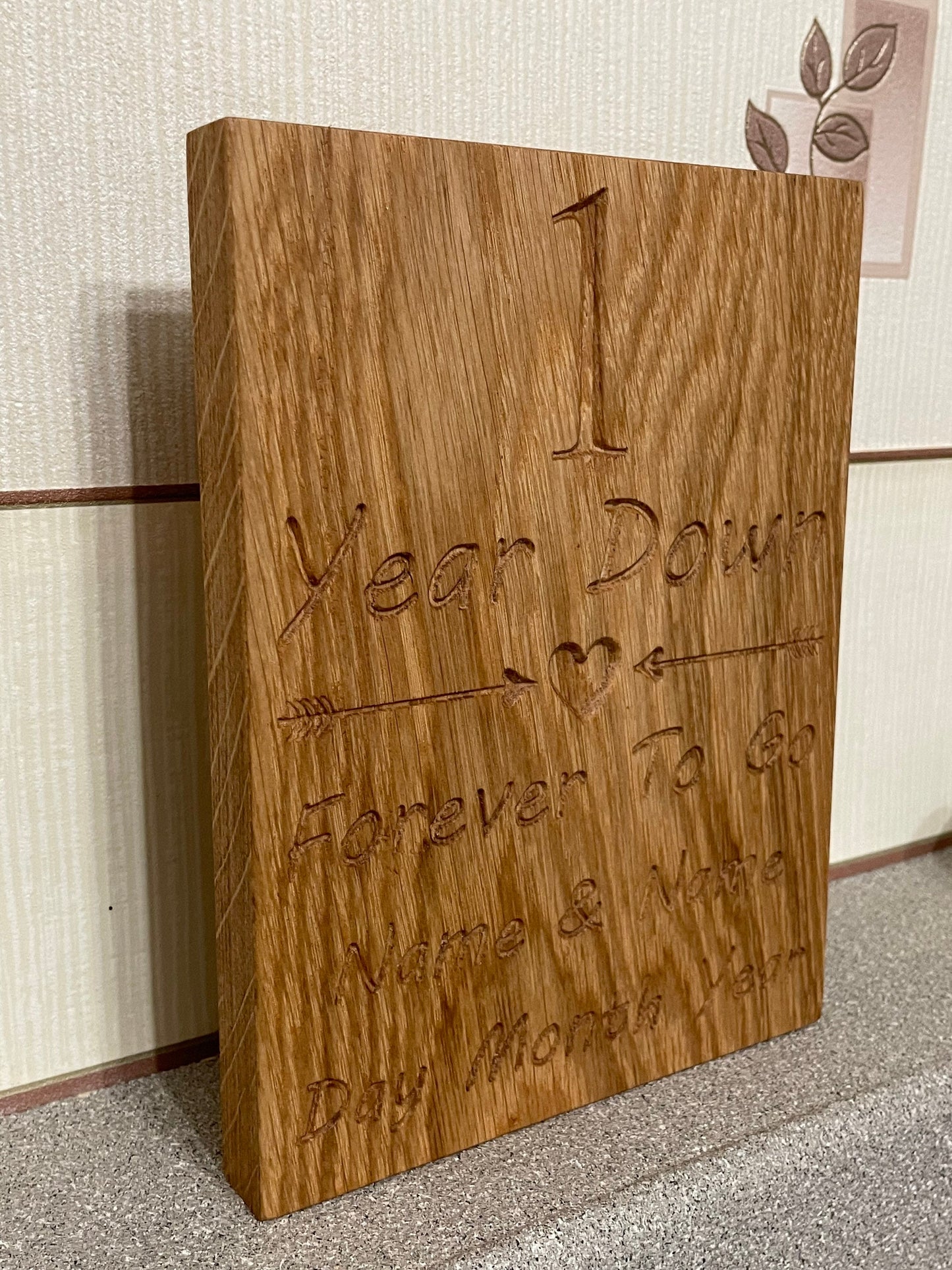Years together Plaque, Personlised