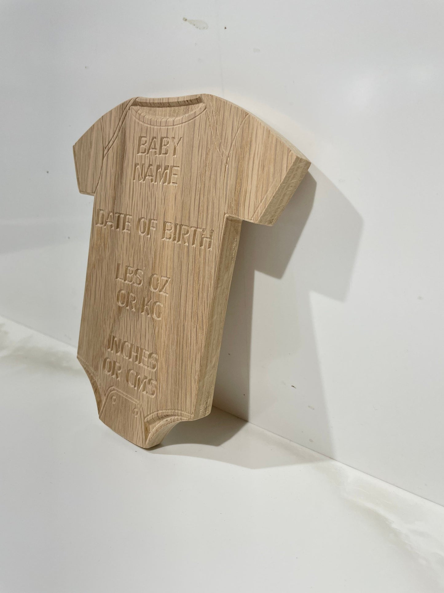 Baby birth plaque