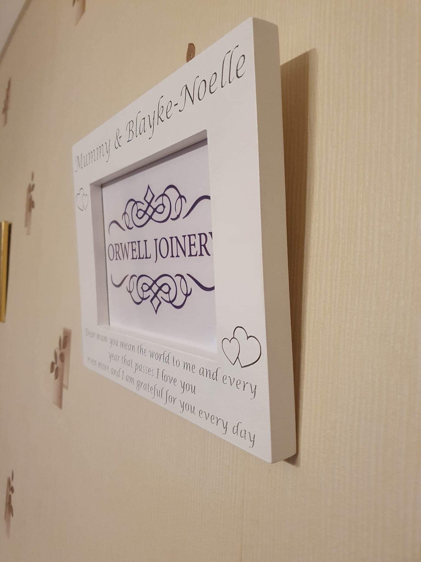 Personalised Photo frame , Picture frame