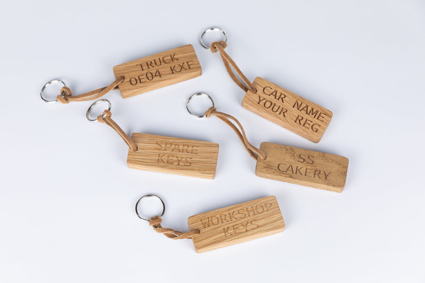Oak Key Rings