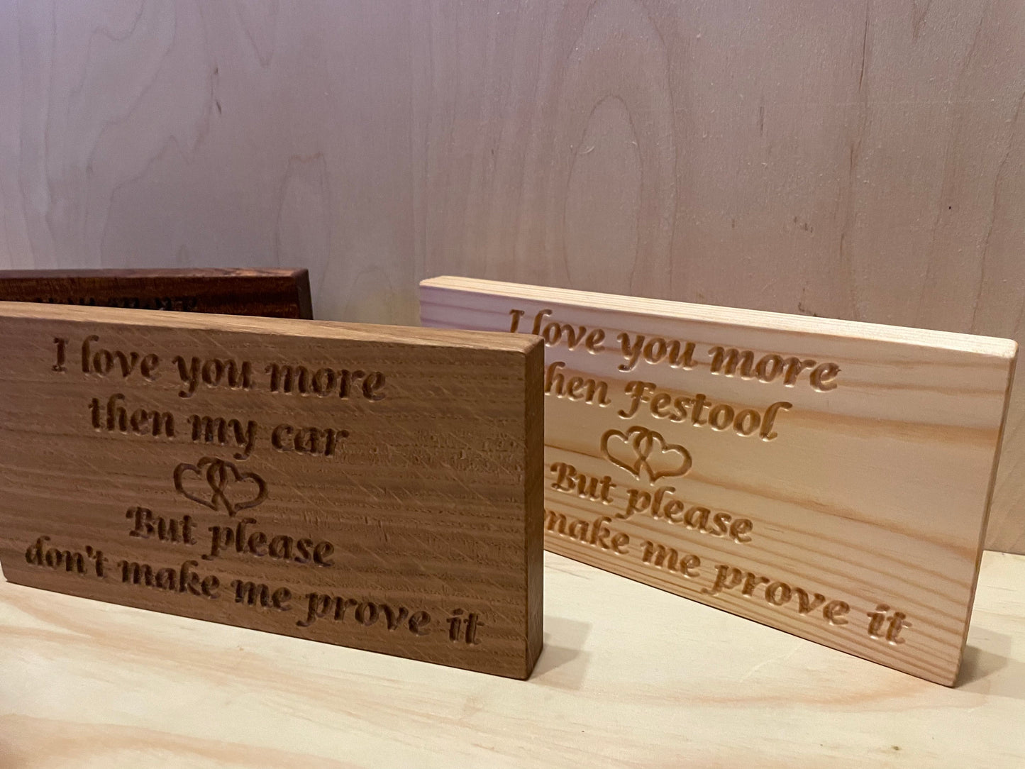 Love you more then ... Please don’t make me prove it