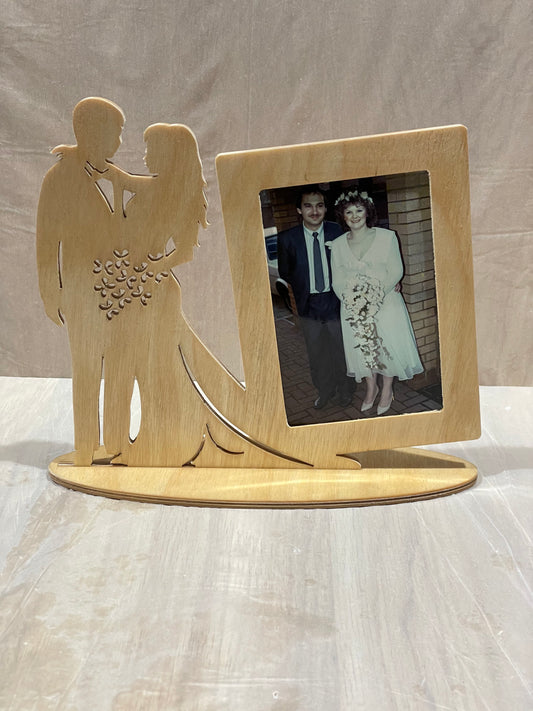 Wedding picture frame bride and groom frame