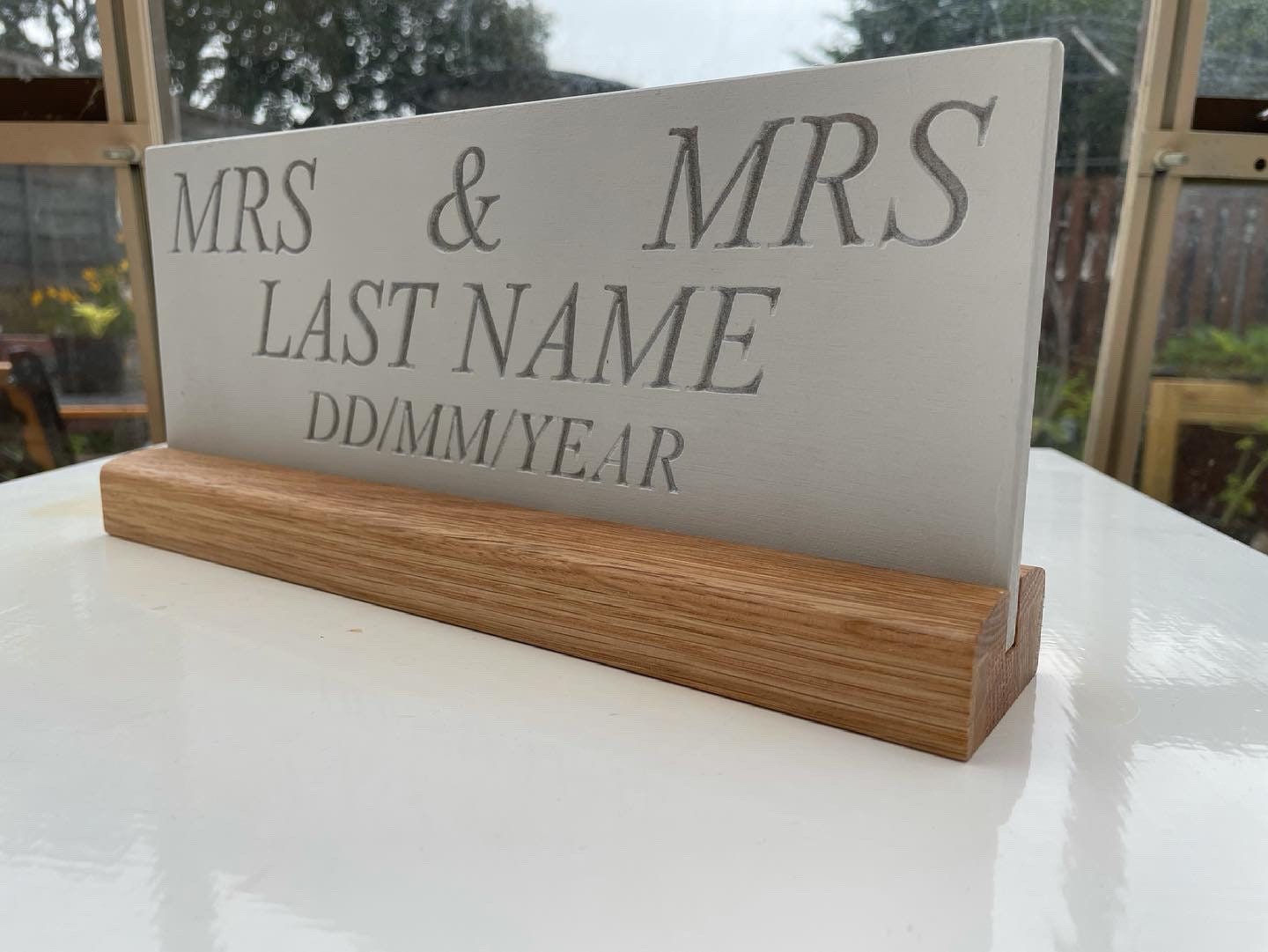 Wedding table sign. Mx, Mr Mrs, Mr Mr, Mrs Mrs