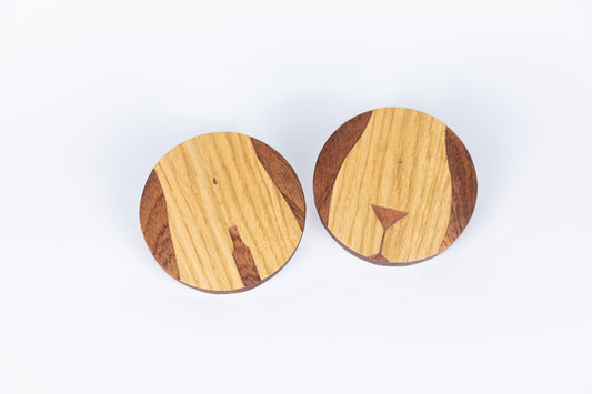 Male and female coaster / toilet sign