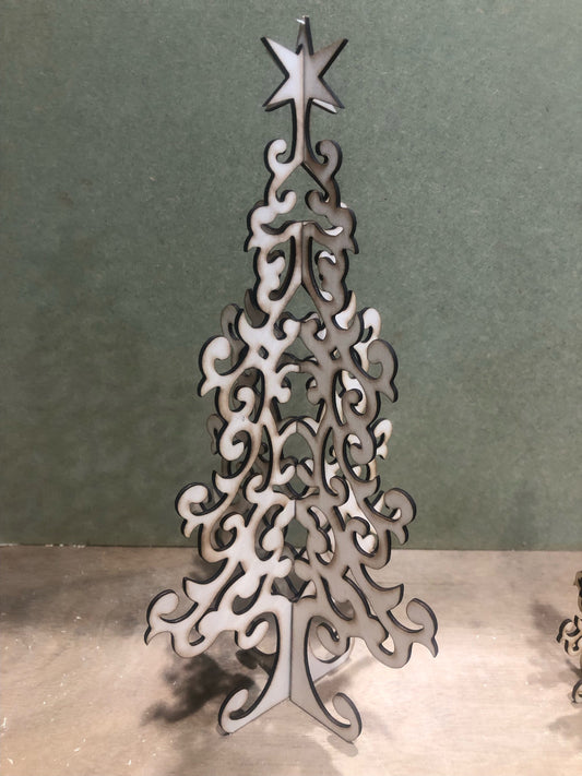 Laser Christmas Tree