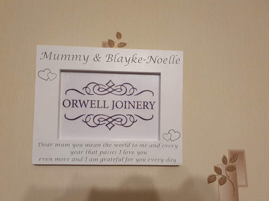 Personalised Photo frame , Picture frame